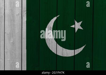 Vintage wall flag of Pakistan Stock Photo - Alamy