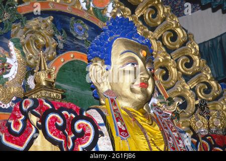 Buddha Sakyamuni statue, Erdene Zuu Monastery, Karakorum, Mongolia Stock Photo