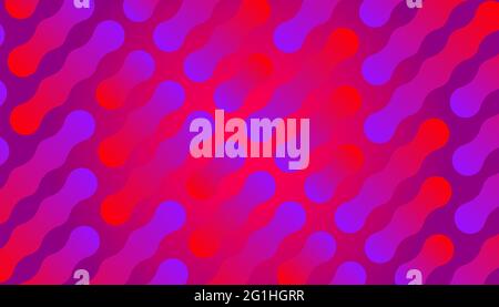Futuristic pink digital background with diagonal smooth shapes for web design, banner, cover art. Graphic design element with geometric gradient shape Stock Vector