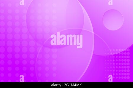 Abstract geometric screen saver with circles and halftone. Vector illustration Stock Vector