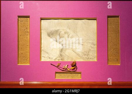 Victor Hugo on his deathbed Stock Photo - Alamy