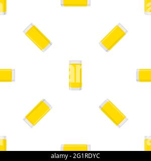 Illustration on theme big colored lemonade in glass cup for natural drink. Lemonade pattern consisting of collection kitchen accessory, glass cup to o Stock Vector