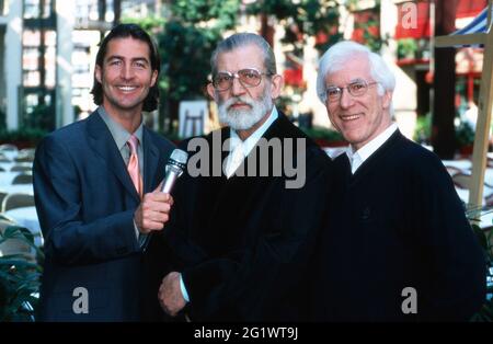 Streit um Drei, Gerichtsserie, Deutschland 1999, Mitwirkende: Ekkehard Brandhoff, Eugen Menken, Wolfgang Büser Stock Photo