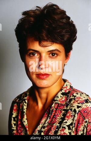 Nur keine Hemmungen, Spielshow, Deutschland 1989 - 1994, Sendung vom 12. Oktober 1992, Studiogast: Ulrike Folkerts Stock Photo