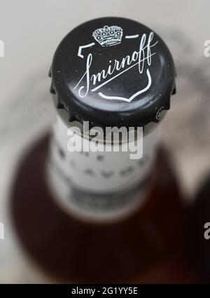 Smirnoff Ice Double Black from Smirnoff Vodka. Stock Photo