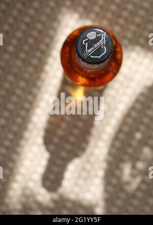 Smirnoff Ice Double Black from Smirnoff Vodka. Stock Photo