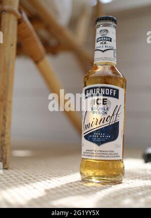 Smirnoff Ice Double Black from Smirnoff Vodka. Stock Photo