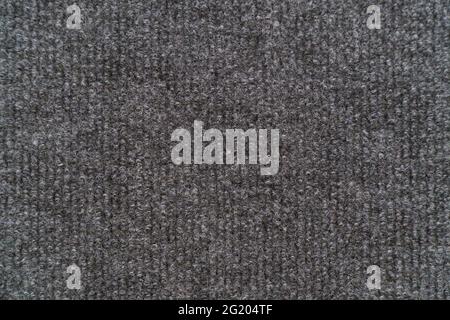 Gray synthetic wool carpet for background and design Stock Photo