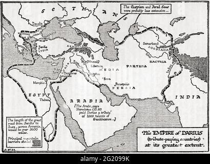 The Achaemenid Empire at it's greatest extent. : r/mapping