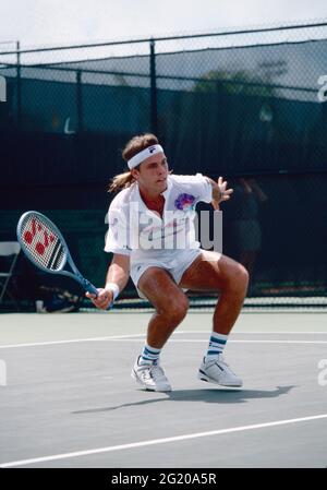 Venezuelan tennis player Nicolas Pereira, 1990s Stock Photo