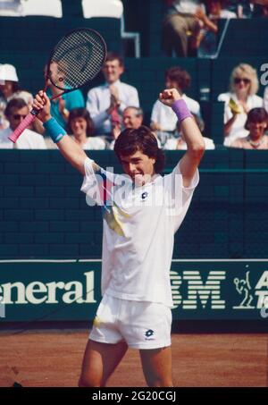 Spanish tennis player Francisco Clavet, 1990s Stock Photo