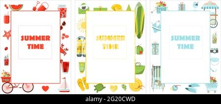 Vector banner for the summer sale. A bright flat illustration of the discount season. Ad template. Hot Summer Sale Typography Stock Vector