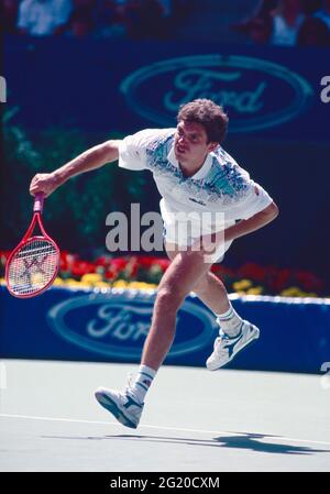 Russian tennis player Andrei Cherkasov, 1990s Stock Photo