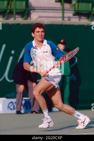 Russian tennis player Andrei Cherkasov, 1990s Stock Photo