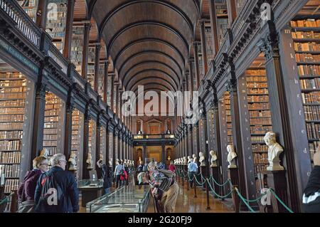 Wide View of the Long Room Stock Photo