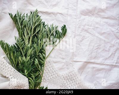 Bright flowers lying on the table. Close-up, no people, texture. Congratulations for family, relatives, friends and colleagues Stock Photo