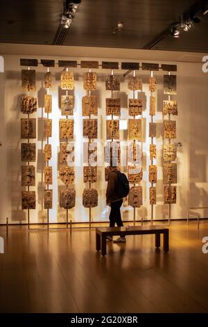 The Benin Bronzes, The British Museum, London Uk Stock Photo