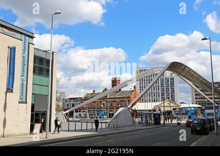 Whittle Arch, Millennium Place, Hales Street, City centre, Coventry, West Midlands, England, Great Britain, UK, Europe Stock Photo
