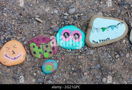 Rock Painting with Kids! - Smiling Colors