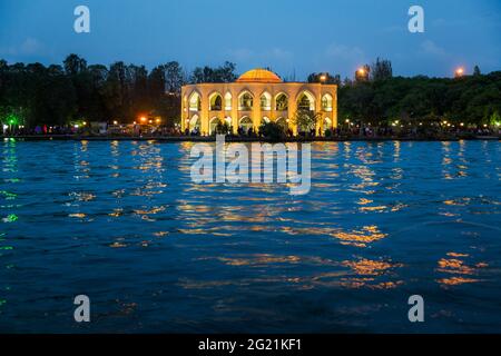 El Goli also called Shah Goli is a large historic park (garden) in the south east region of Tabriz, Iran. Stock Photo