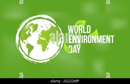 World Environment Day Vector Illustration. Environment Day Template for background, Banner, Poster, Card Awareness Campaign. Stock Vector