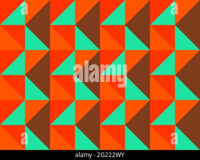Abstract triangular pattern with triangles. Geometric print, ornament Stock Vector