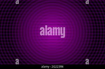 Modern abstract illustration with radial target for web design. Graphic purple background. Futuristic technology. Digital backdrop Stock Vector