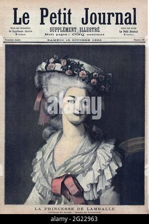 press/media, magazines, 'Le Petit Journal', Paris, 3 volume, number 99, illustrated supplement, title, ARTIST'S COPYRIGHT HAS NOT TO BE CLEARED Stock Photo