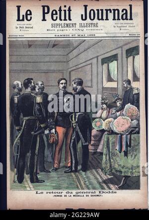press/media, magazines, 'Le Petit Journal', Paris, 4. volume, number 131, illustrated supplement, ADDITIONAL-RIGHTS-CLEARANCE-INFO-NOT-AVAILABLE Stock Photo