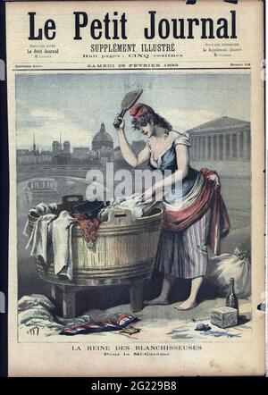 press/media, magazines, 'Le Petit Journal', Paris, 4 volume, number 118, illustrated supplement, ADDITIONAL-RIGHTS-CLEARANCE-INFO-NOT-AVAILABLE Stock Photo