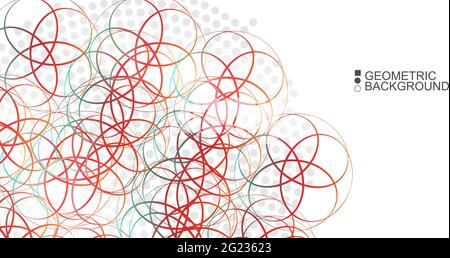 Polygeometric colorful abstract background Stock Vector