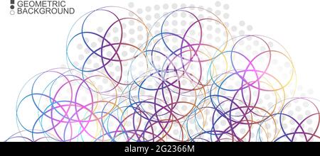 Polygeometric colorful abstract background Stock Vector
