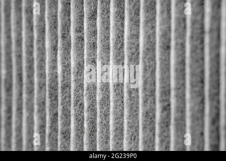 Closeup of a dirty used air filter Stock Photo