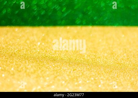 St. Patrick's Day abstract green design background, soft focus, mint leaves, spring background Stock Photo