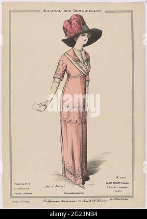 REVUE DE LA MODE 印刷物 1875 年 【商品番号③】 journal-des