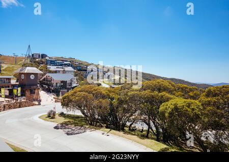 Mt Buller Village in Australia Stock Photo