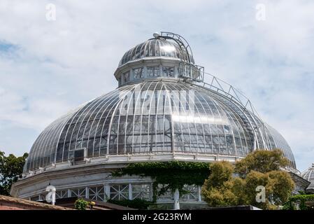 Allan Gardens Conservatory, Glass Dome, Toronto, Canada Stock Photo