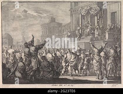 Death of Herod Agrippa. Stock Photo