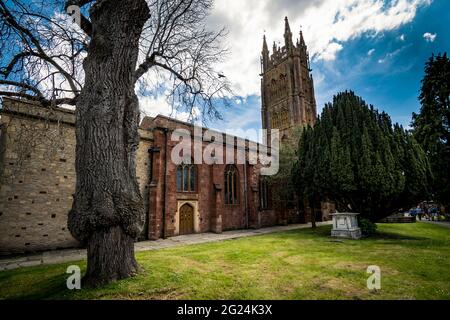 Grounds of St Mary Magdalene in Taunton Somerset Stock Photo