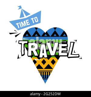 Time to travel icon isolated on white Stock Vector