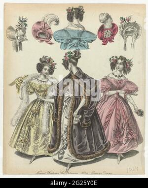 French Fashions 1891 Stock Photo - Alamy