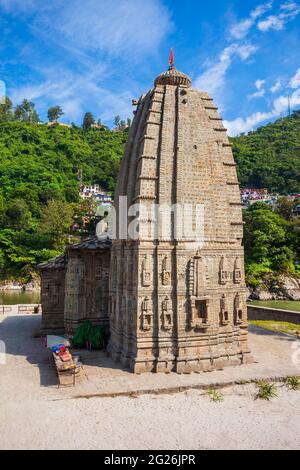 Panchbakhtar Temple is a hindu in Mandi town, Himachal Pradesh state in India Stock Photo