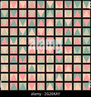 Abstract Geometrical generative computational art illustration Stock Vector