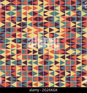 Abstract Geometrical generative computational art illustration Stock Vector