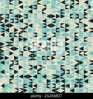 Abstract Geometrical generative computational art illustration Stock Vector