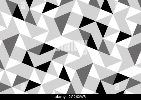 Nordic geometric area seamless pattern modern design for background,rug,carpet,wallpaper,clothing,wrapping,batik,fabric.Gray with black and white Stock Vector