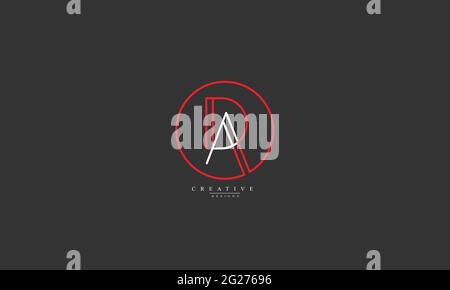 Alphabet letters Initials Monogram logo AD DA A D Stock Vector