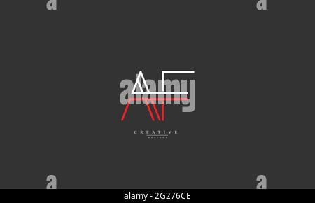 AF FA vector logo monogram design template Stock Vector
