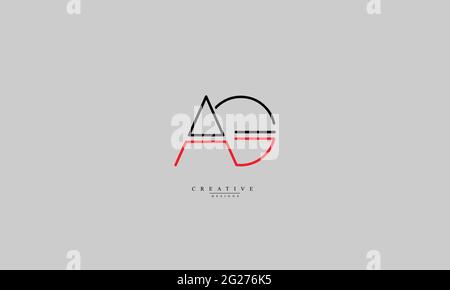 AG GA A G abstract vector logo monogram template Stock Vector