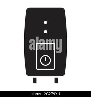 Boiler water heater icon vector for graphic design, logo, web site, social media, mobile app, ui illustration Stock Vector